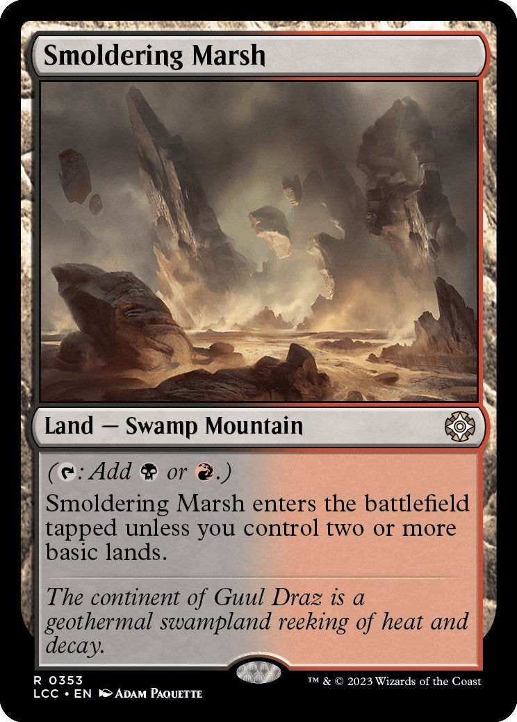 Image for Smoldering Marsh (353) - Magic: The Gathering