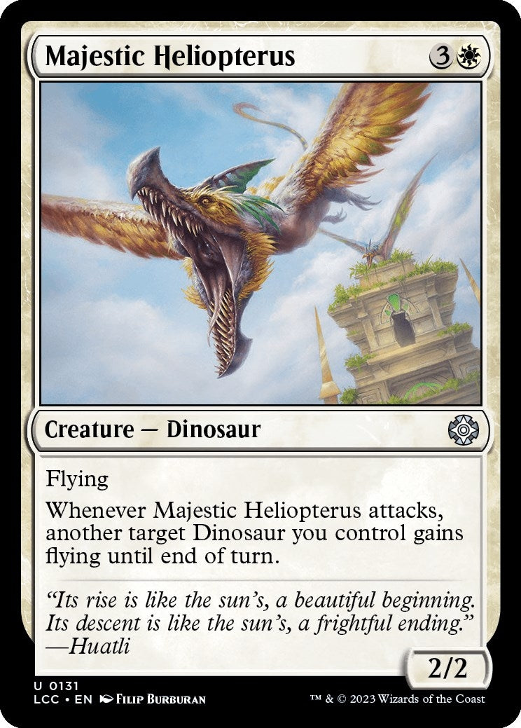 Image for Majestic Heliopterus (131) - Magic: The Gathering