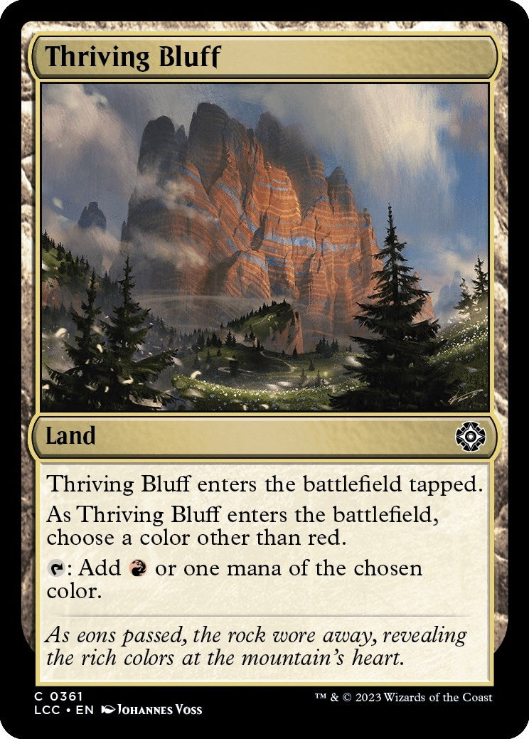 Image for Thriving Bluff (361) - Magic: The Gathering