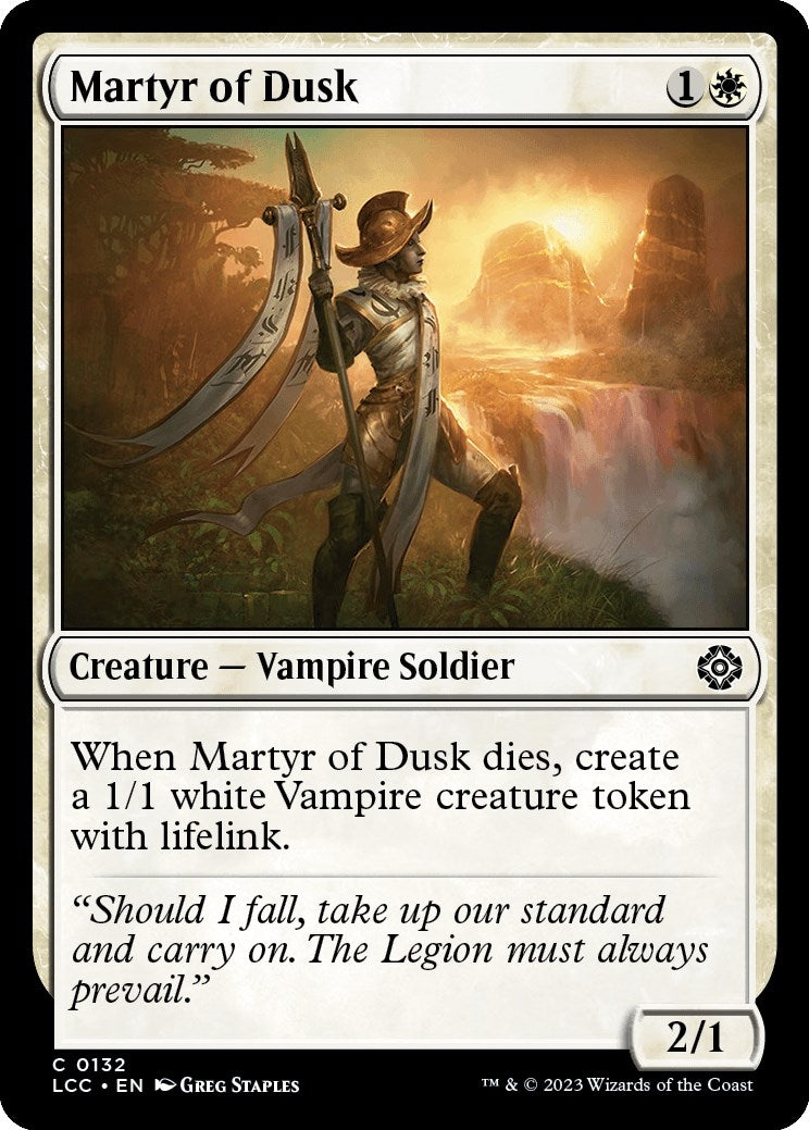 Image for Martyr of Dusk (132) - Magic: The Gathering