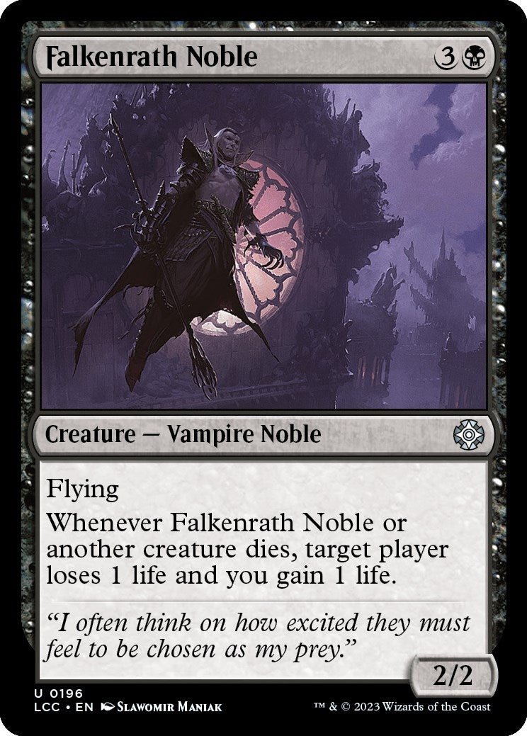Image for Falkenrath Noble (196) - Magic: The Gathering