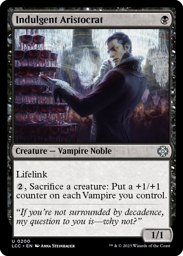 Image for Indulgent Aristocrat (200) - Magic: The Gathering