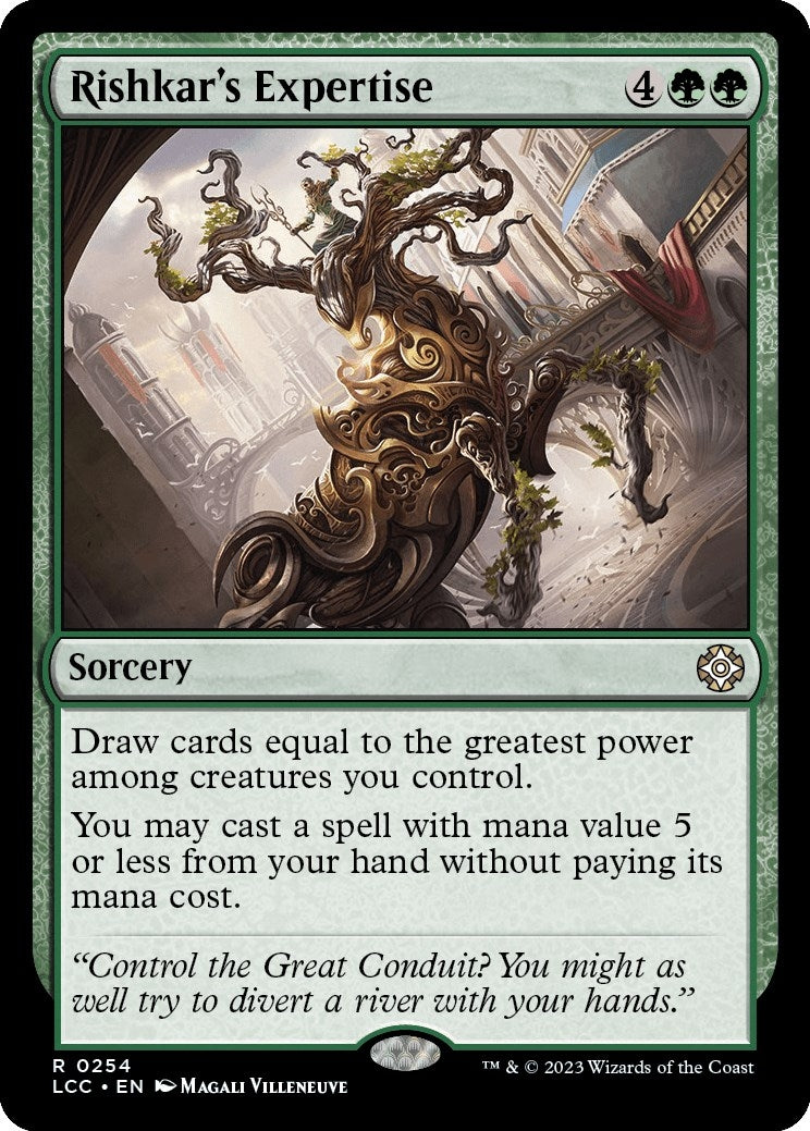 Image for Rishkar's Expertise (254) - Magic: The Gathering