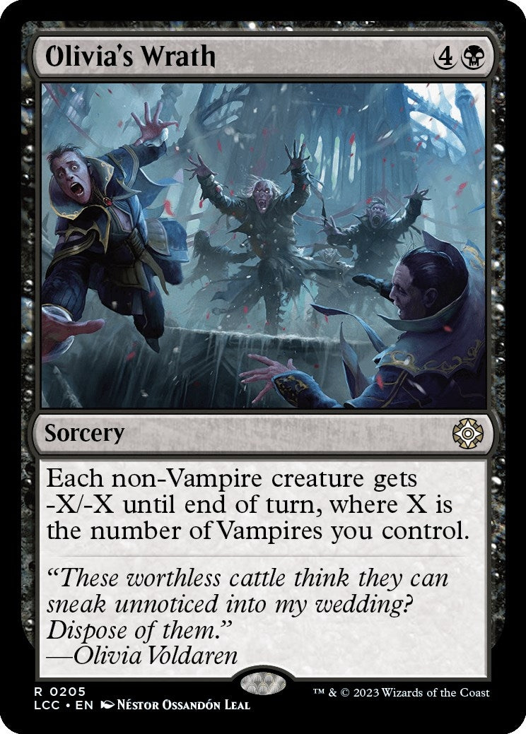 Image for Olivia's Wrath (205) - Magic: The Gathering