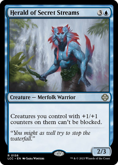 Image for Herald of Secret Streams (158) - Magic: The Gathering
