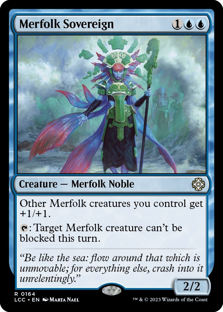 Image for Merfolk Sovereign (164) - Magic: The Gathering