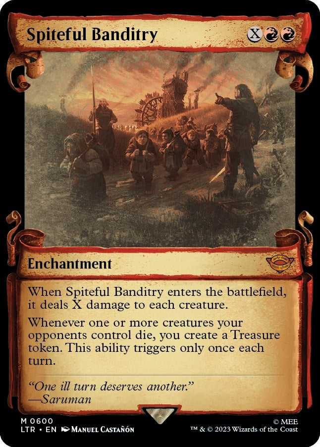 Image for Spiteful Banditry (Showcase Scrolls) (600) (LTR) - Magic: The Gathering
