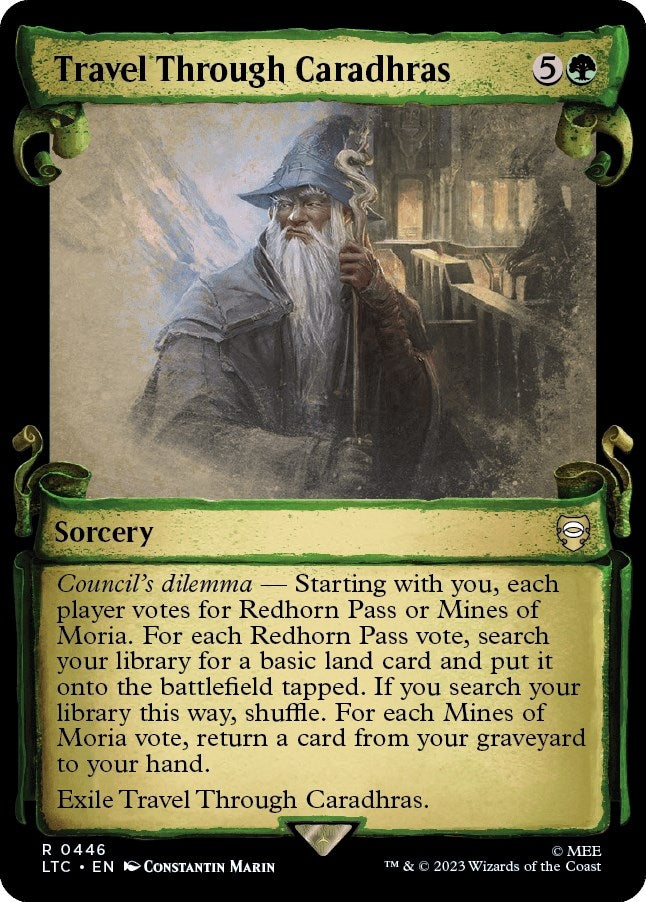 Image for Travel Through Caradhras (Showcase Scrolls) (446) - Magic: The Gathering