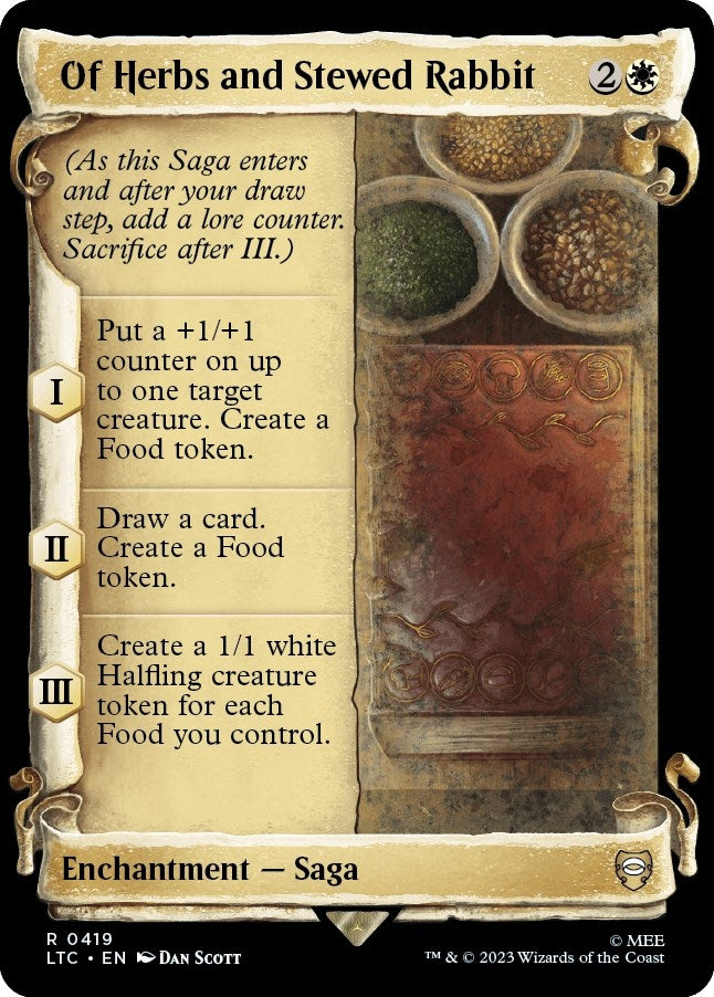 Image for Of Herbs and Stewed Rabbit (Showcase Scrolls) (419) - Magic: The Gathering