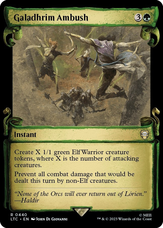 Image for Galadhrim Ambush (Showcase Scrolls) (440) - Magic: The Gathering