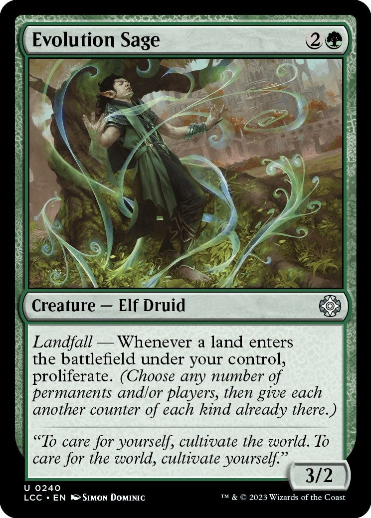 Image for Evolution Sage (240) - Magic: The Gathering
