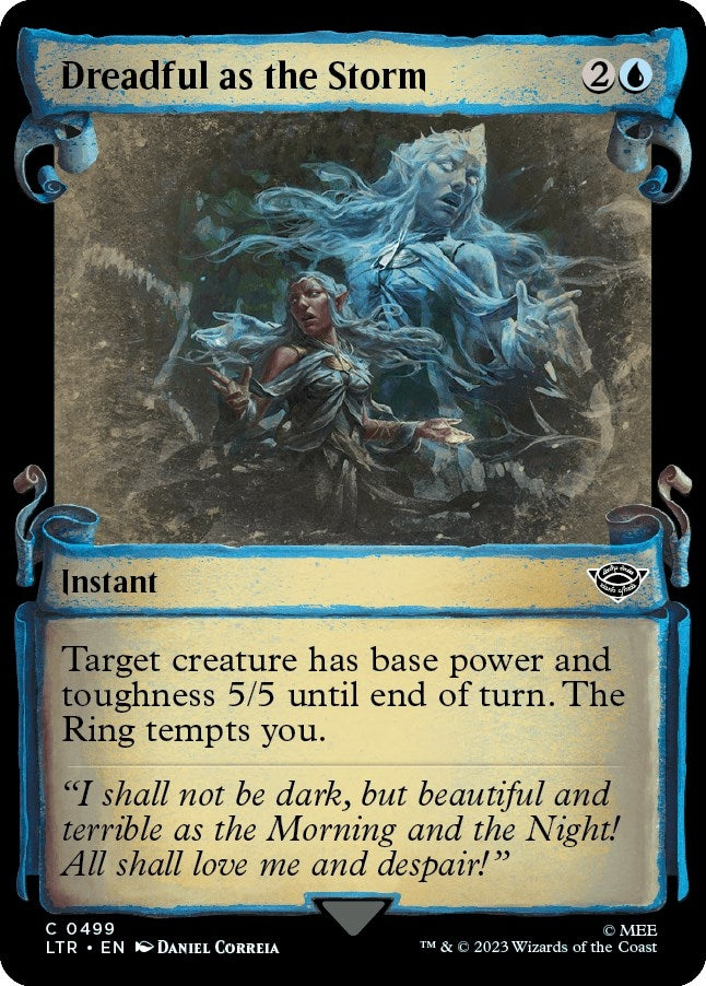 Image for Dreadful as the Storm (Showcase Scrolls) (499) (LTR) - Magic: The Gathering