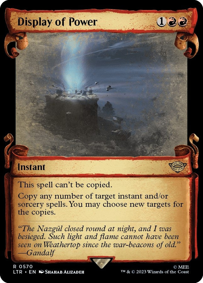Image for Display of Power (Showcase Scrolls) (570) (LTR) - Magic: The Gathering