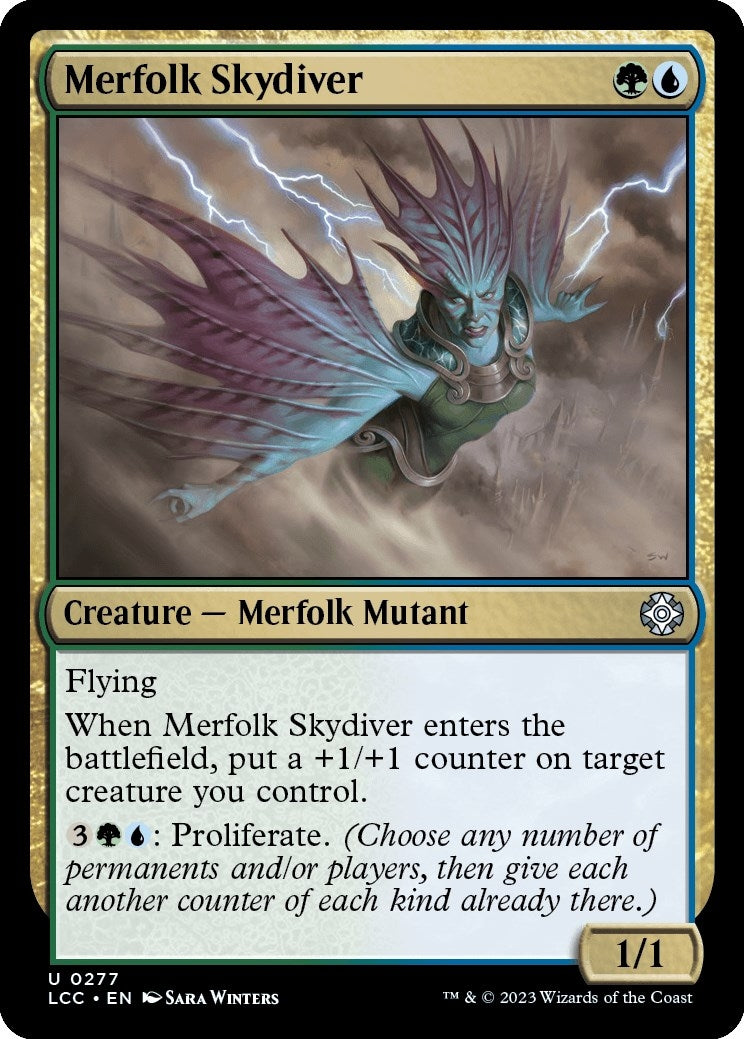 Image for Merfolk Skydiver (277) - Magic: The Gathering
