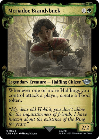 Image for Meriadoc Brandybuck (Showcase Scrolls) (628) (LTR) - Magic: The Gathering