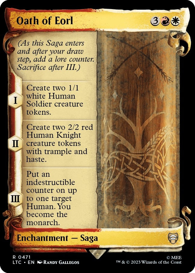 Image for Oath of Eorl (Showcase Scrolls) (471) - Magic: The Gathering