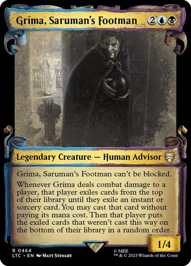 Image for Grima, Saruman's Footman (Showcase Scrolls) (464) - Magic: The Gathering