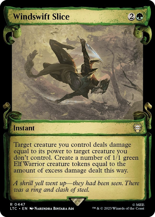 Image for Windswift Slice (Showcase Scrolls) (447) - Magic: The Gathering