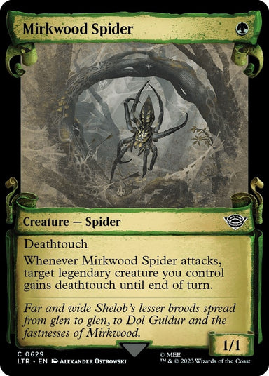 Image for Mirkwood Spider (Showcase Scrolls) (629) (LTR) - Magic: The Gathering