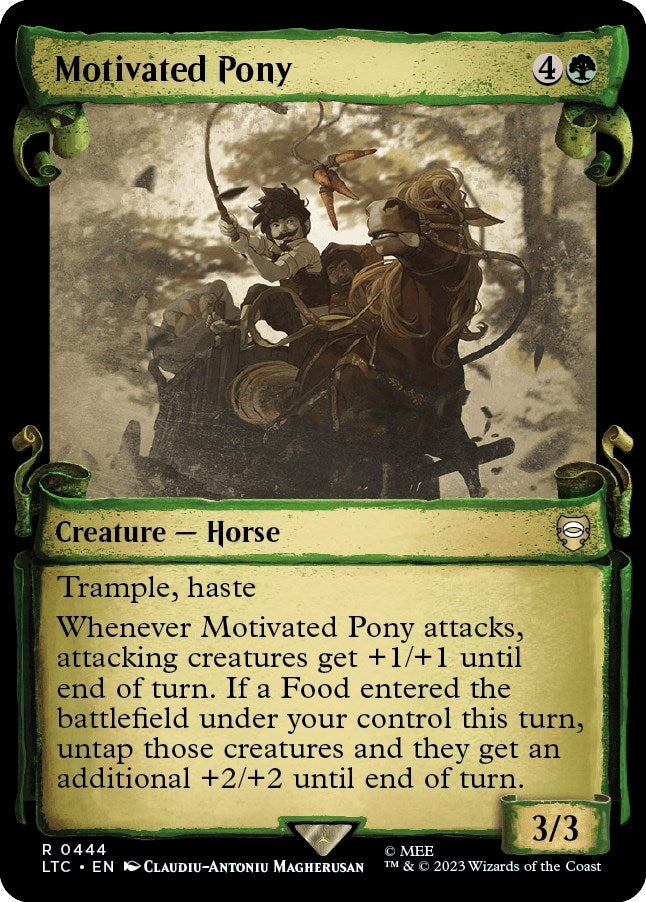 Image for Motivated Pony (Showcase Scrolls) (444) - Magic: The Gathering