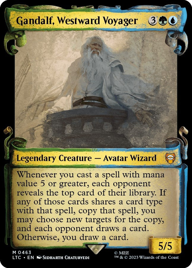 Image for Gandalf, Westward Voyager (Showcase Scrolls) (463) - Magic: The Gathering