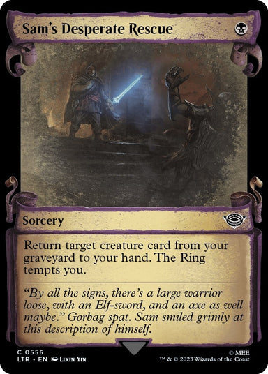 Image for Sam's Desperate Rescue (Showcase Scrolls) (556) (LTR) - Magic: The Gathering