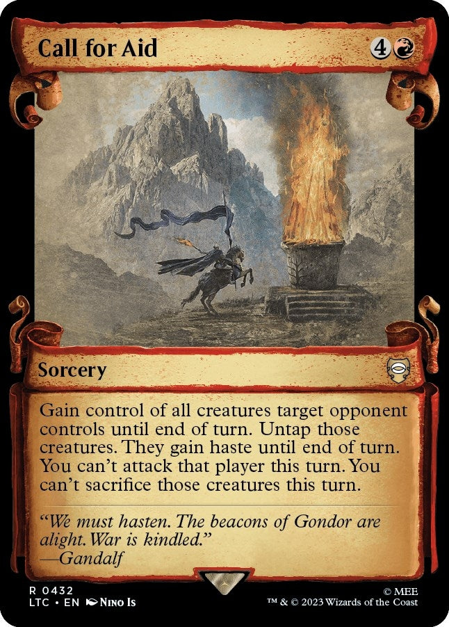 Image for Call for Aid (Showcase Scrolls) (432) - Magic: The Gathering