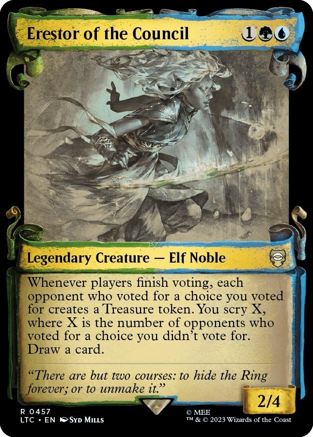 Image for Erestor of the Council (Showcase Scrolls) (457) - Magic: The Gathering