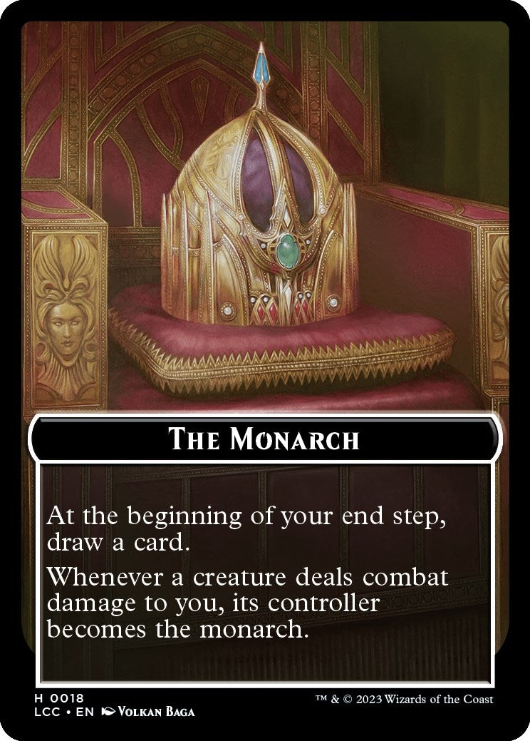 Image for The Monarch // Pirate Double-Sided Token (18 // 5) - Magic: The Gathering