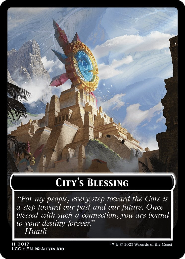 Image for City's Blessing // Pirate Double-Sided Token (17 // 5) - Magic: The Gathering