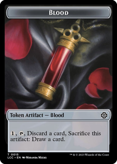 Image for Blood // Vampire (0004) Double-Sided Token (15 // 4) - Magic: The Gathering