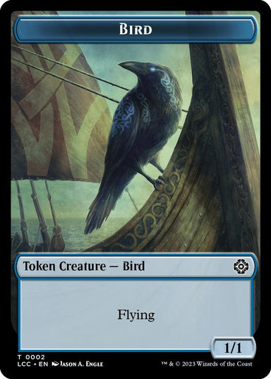 Image for Bird // Merfolk (0003) Double-Sided Token (2 // 3) - Magic: The Gathering