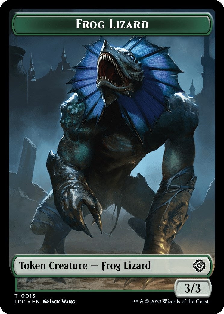 Image for Frog Lizard // Merfolk (0003) Double-Sided Token (13 // 3) - Magic: The Gathering