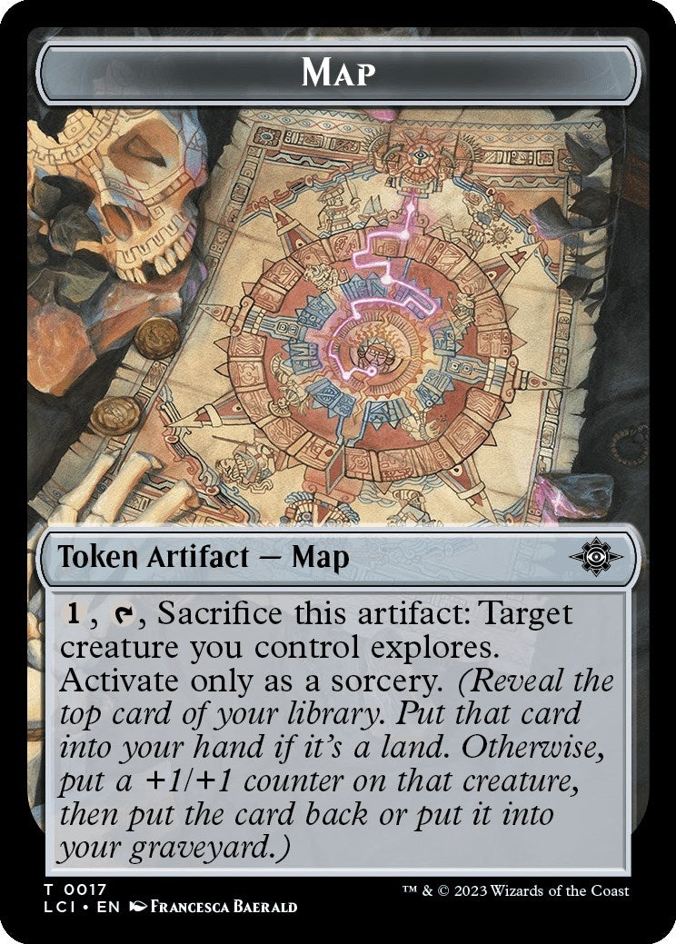 Image for Map // Merfolk (0005) Double-Sided Token (17 // 5) (The Lost Caverns of Ixalan) (LCI) - Magic: The Gathering
