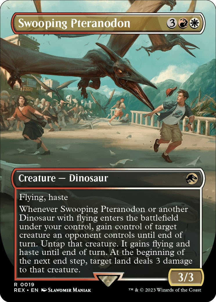 Image for Swooping Pteranodon (Borderless) (19) (Universes Beyond: Jurassic World Collection) (REX) - Magic: The Gathering