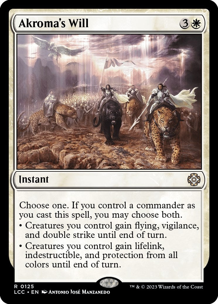 Image for Akroma's Will (125) - Magic: The Gathering