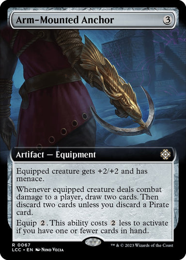 Image for Arm-Mounted Anchor (Extended Art) (67) - Magic: The Gathering