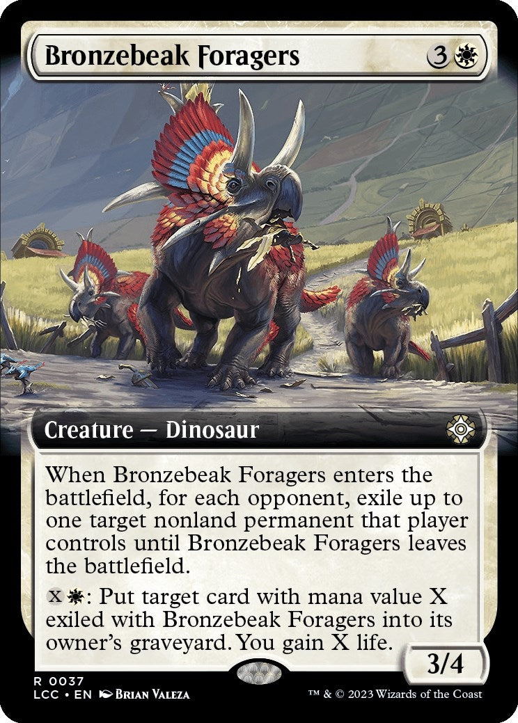 Image for Bronzebeak Foragers (Extended Art) (37) - Magic: The Gathering