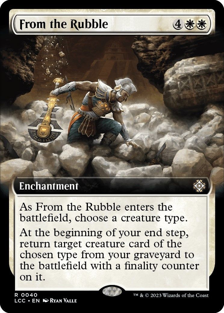 Image for From the Rubble (Extended Art) (40) - Magic: The Gathering