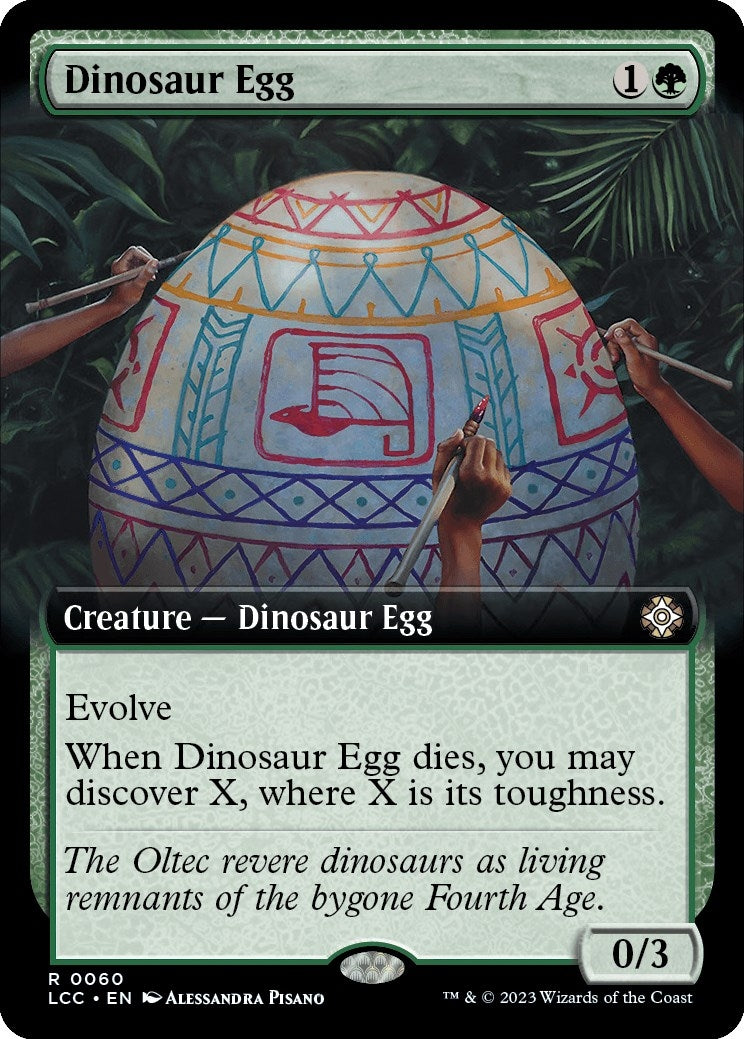 Image for Dinosaur Egg (Extended Art) (60) - Magic: The Gathering