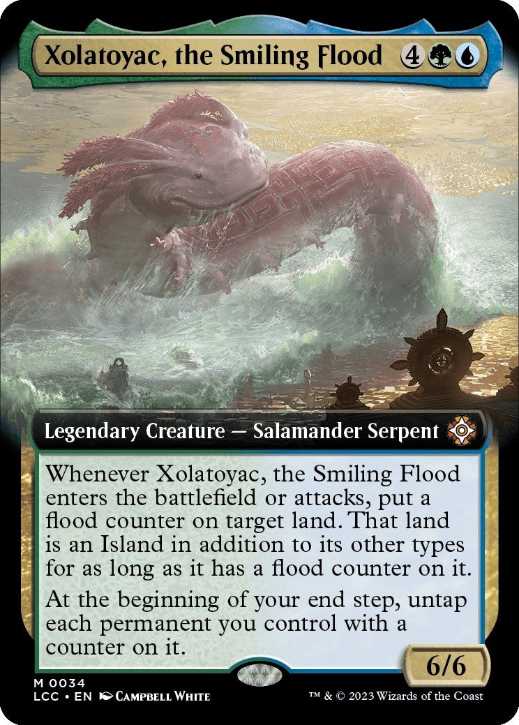 Image for Xolatoyac, the Smiling Flood (Extended Art) (34) - Magic: The Gathering