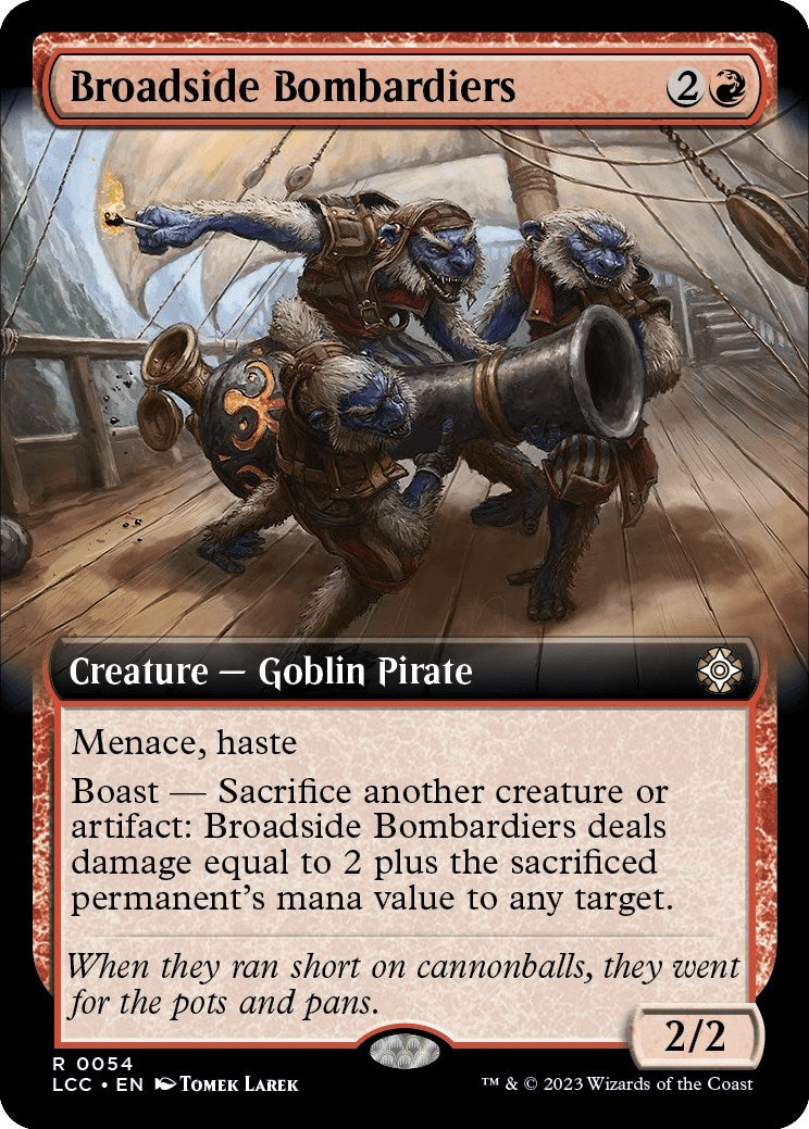Image for Broadside Bombardiers (Extended Art) (54) - Magic: The Gathering