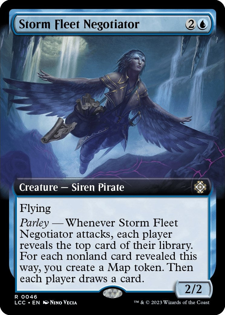 Image for Storm Fleet Negotiator (Extended Art) (46) - Magic: The Gathering