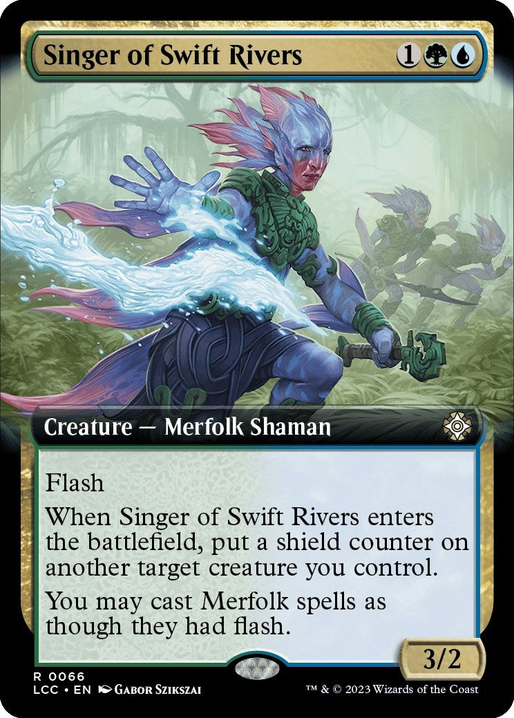 Image for Singer of Swift Rivers (Extended Art) (66) - Magic: The Gathering