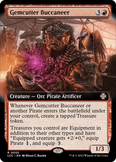 Image for Gemcutter Buccaneer (Extended Art) (55) - Magic: The Gathering