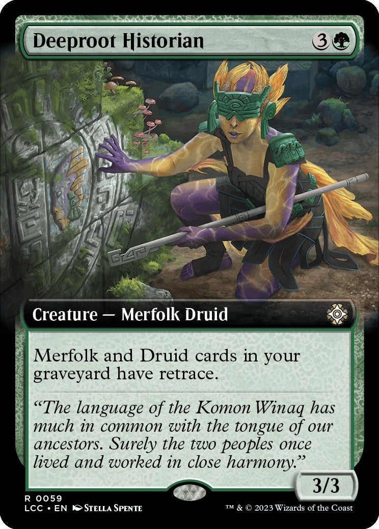Image for Deeproot Historian (Extended Art) (59) - Magic: The Gathering