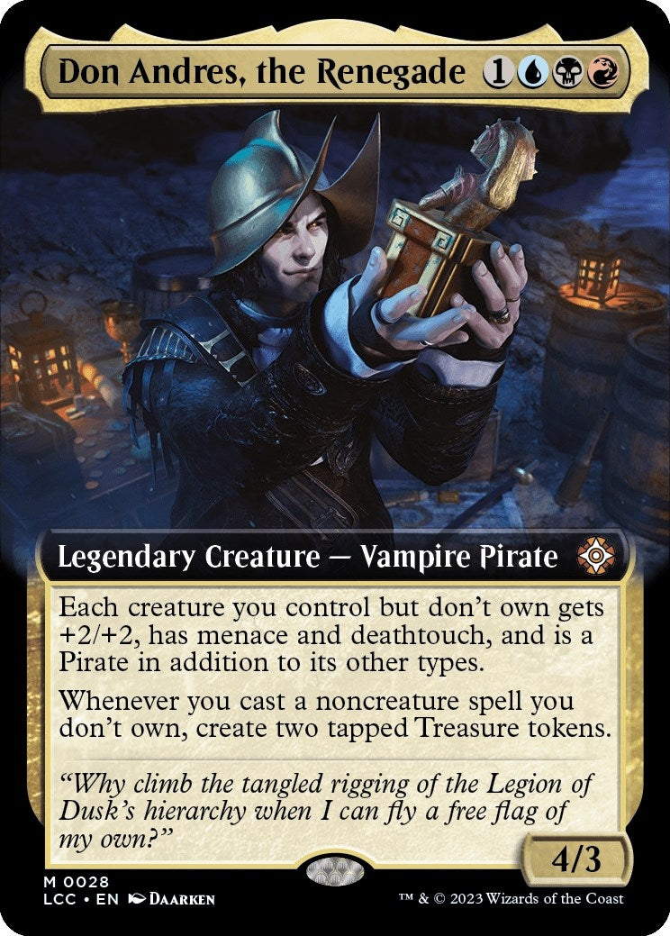 Image for Don Andres, the Renegade (Extended Art) (28) - Magic: The Gathering