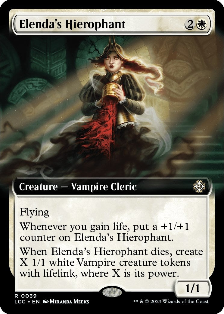 Image for Elenda's Hierophant (Extended Art) (39) - Magic: The Gathering