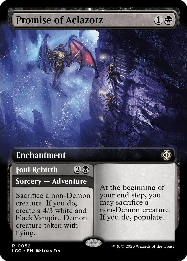 Image for Promise of Aclazotz (Extended Art) (52) - Magic: The Gathering