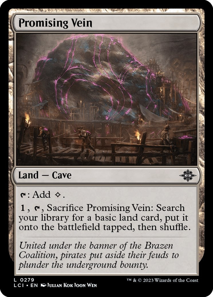 Image for Promising Vein (279) (The Lost Caverns of Ixalan) (LCI) - Magic: The Gathering